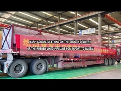 Anti-Corrosion Rubber Lined Pipe Slurry Mining Dn25-Dn2000 Tailings Pipeline