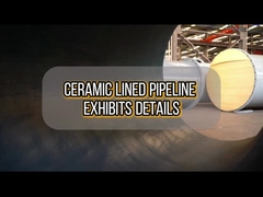 Lined Carbon Steel Pipe Rubber Coated Pipeline Porcelain Lining ASTM Standard