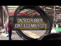 DN2800 rubber joint assembly site