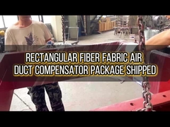 Rectangular duct compensator shipped