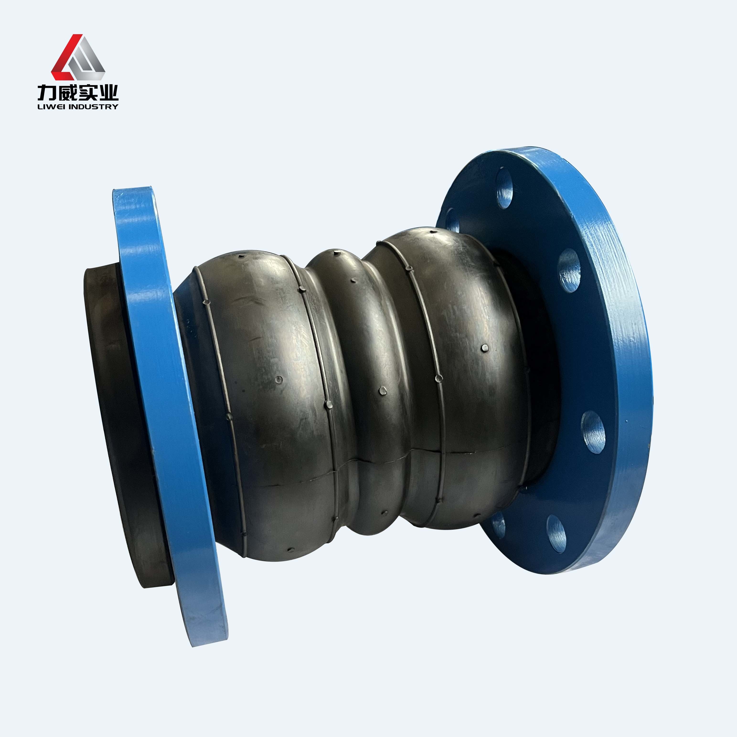 Epdm Bellows Expansion Joint With Flange For Pipeline Connection
