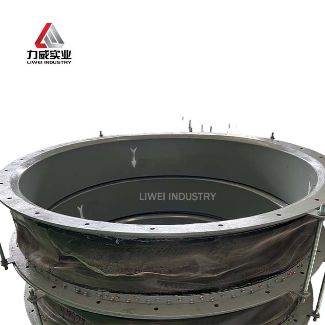 Round Flexible Non Metal Fabric Compensator For Air Duct Fan Connection Soft Joint