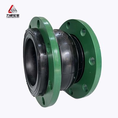 Single Sphere Rubber Expansion Joint Flange Type Connection Vibration Damping