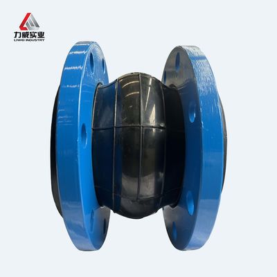 Petroleum Industry Single Sphere Flexible Rubber Joint Flange With High Vibration Damping Capability