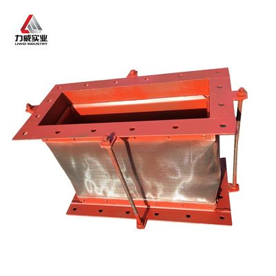 Heat Rectangular Fabric Compensator For Gas Exhaust System Soft Material Compensators