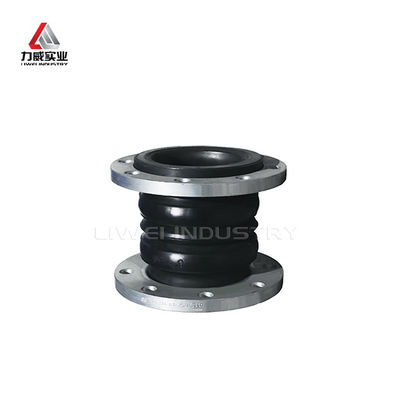 Rubber Double Bellow Flexible Joint Flange Connection For Corrosion Resistance