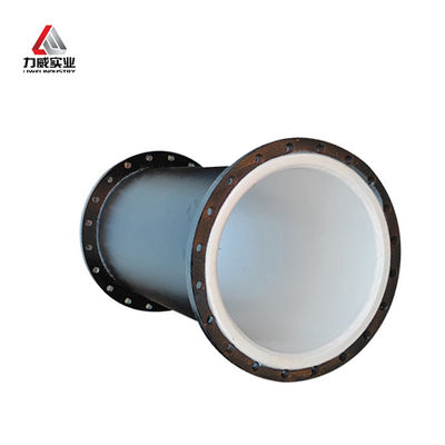 Flange Plastic Lined Steel Pipe For Mine With Strong Corrosion Resistance