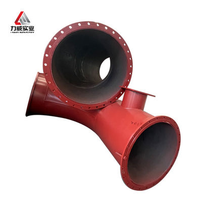 Plastic Lined Steel Pipe Flange Connection Rubber Lined MS Pipes