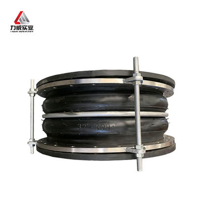 Moulded Rubber Bellows Double Sphere Rubber Expansion Joint With Seal Full Face