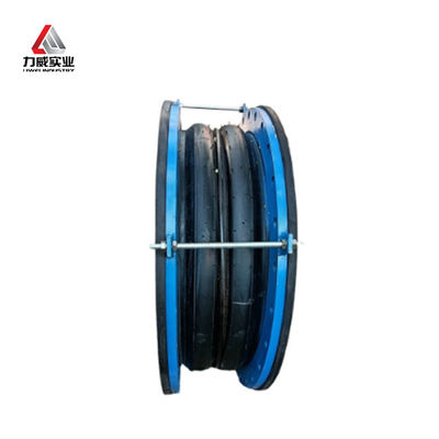 Temperature Double Sphere Flexible Rubber Joint Flange Connection 3 Inch 4 Inch 6 Inch