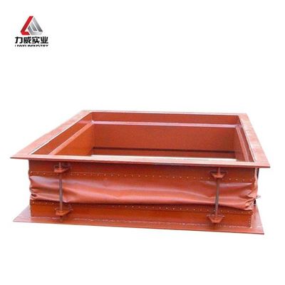 Rectangular Non Metal Fabric Compensator Flange Connection Thermal Expansion Compensator