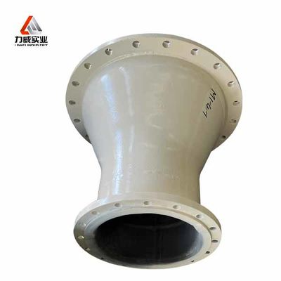 High Abrasion Resistance Rubber Lined Reducer 25-2000mm Flange Connection Or Couplings
