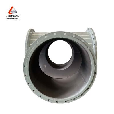 Flanged or Grooved Rubber Coated Pipeline Resistant to Wear and Tear for Long-lasting Performance