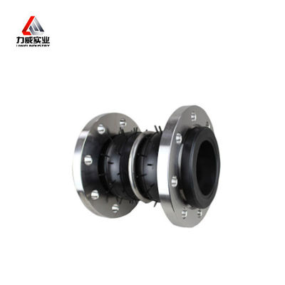 Customization Double Sphere Flexible Rubber Joint with Carbon Steel Galvanized Flange Material