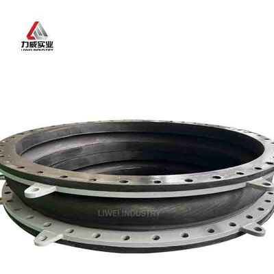 Pressure Resistance 6 to 40bars Single sphere flexible rubber joint engineered for easy installation and flexible pipeline connections