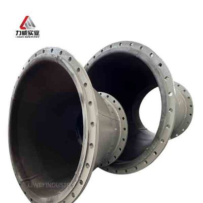 Rubber Coated Pipeline Featuring Good Abrasion Resistance Designed for Fluid Transport Solutions