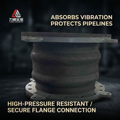 Hand-wound Double Sphere Flexible Rubber Joint Suitable For Air Application Medium Durable
