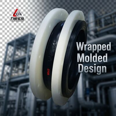 ANSI Certified Single Sphere Flexible Rubber Joint UPVC Flange-Connected Rubber Expansion Joint