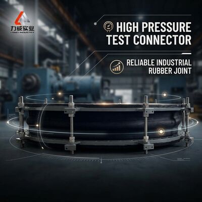 DN25-DN4000 Single Sphere Flexible Rubber Joint For Temperature Range -15°C To 80°C