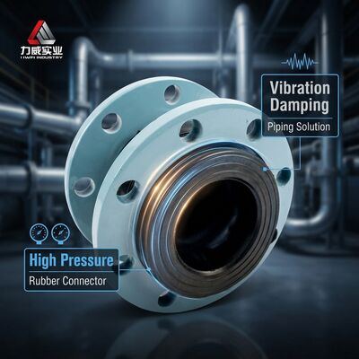 Single Sphere Flexible Rubber Joint -30°C To 150°C Threaded Connection Test Pressure 1.5 Times Of Working Pressure