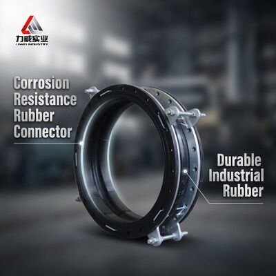 Temperature Range -15°C To 80°C -30°C To 150°C Single Sphere Flexible Rubber Joint With Excellent Oil Resistance