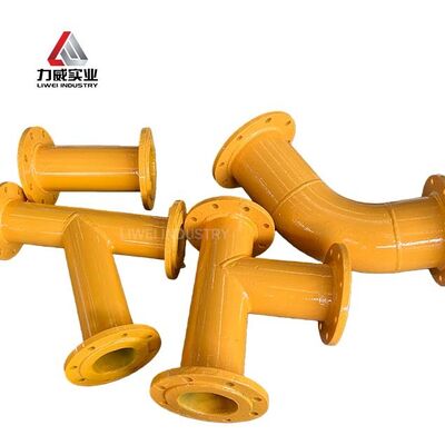 Customizable Pipe Length Rubber Lined Pipe Designed With 3-8mm Lining Thickness Providing Excellent Corrosion Resistance