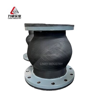 Easy Installation Single Sphere Flexible Rubber Joint Bolted Type Temperature Range Minus 15 Celsius To 80 Celsius Durable For Mechanical Systems
