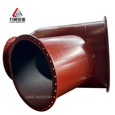 Corrosion Resistant Rubber Lined Pipe Natural Neoprene EPDM Nitrile Lining Anti Aging for Chemical Mining Pipeline