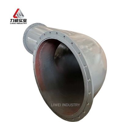 Seamless Carbon Steel Flanged Rubber Lined Pipe EPDM Neoprene Lining with ANSI DIN JIS Connection