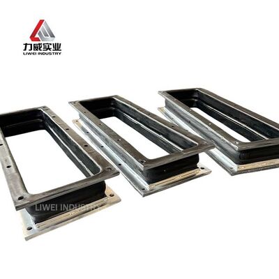Heavy Duty Abrasion Resistant EPDM Non Metal Rubber Expansion Joint For Solid Powder Bulk Material Pipeline Connection