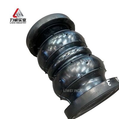 JIS 10K Flanged Double Sphere Rubber Expansion Joint EPDM Vulcanized for Water Supply Systems